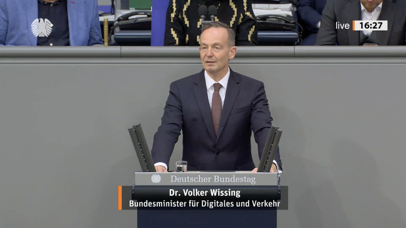 Volker Wissing im Bundestag